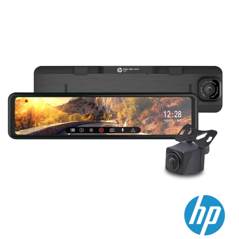 HP S750【送128G】前後Sony星光級 流媒體 TS碼流 GPS測速 電子後視鏡 行車記錄器【行車達人】
