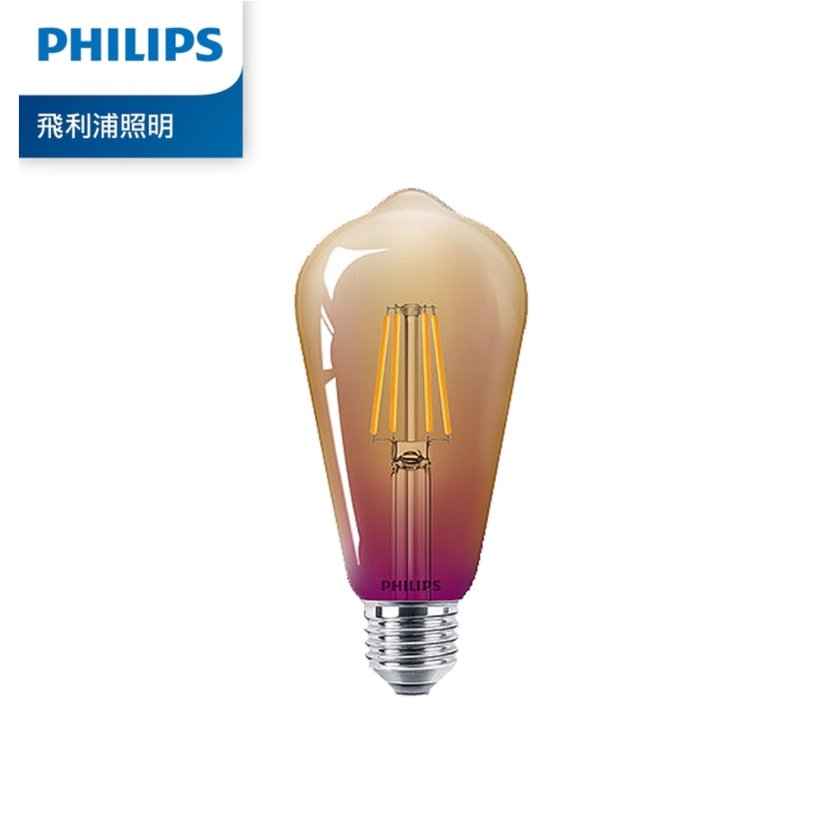 PHILIPS 飛利浦 LED經典復古仿鎢絲燈泡 4入組 保固1年 (PL909) 【行車達人】