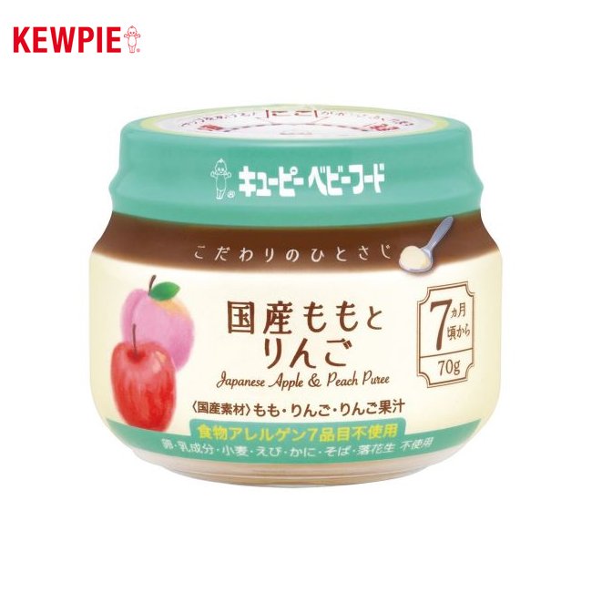 日本 kewpie ka 3 極上嚴選 日本蘋果蜜桃泥 7 m