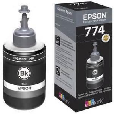 EPSON 774 黑色 原廠墨水 T774100 適用機種：M200/M105/L1455/L655/L605