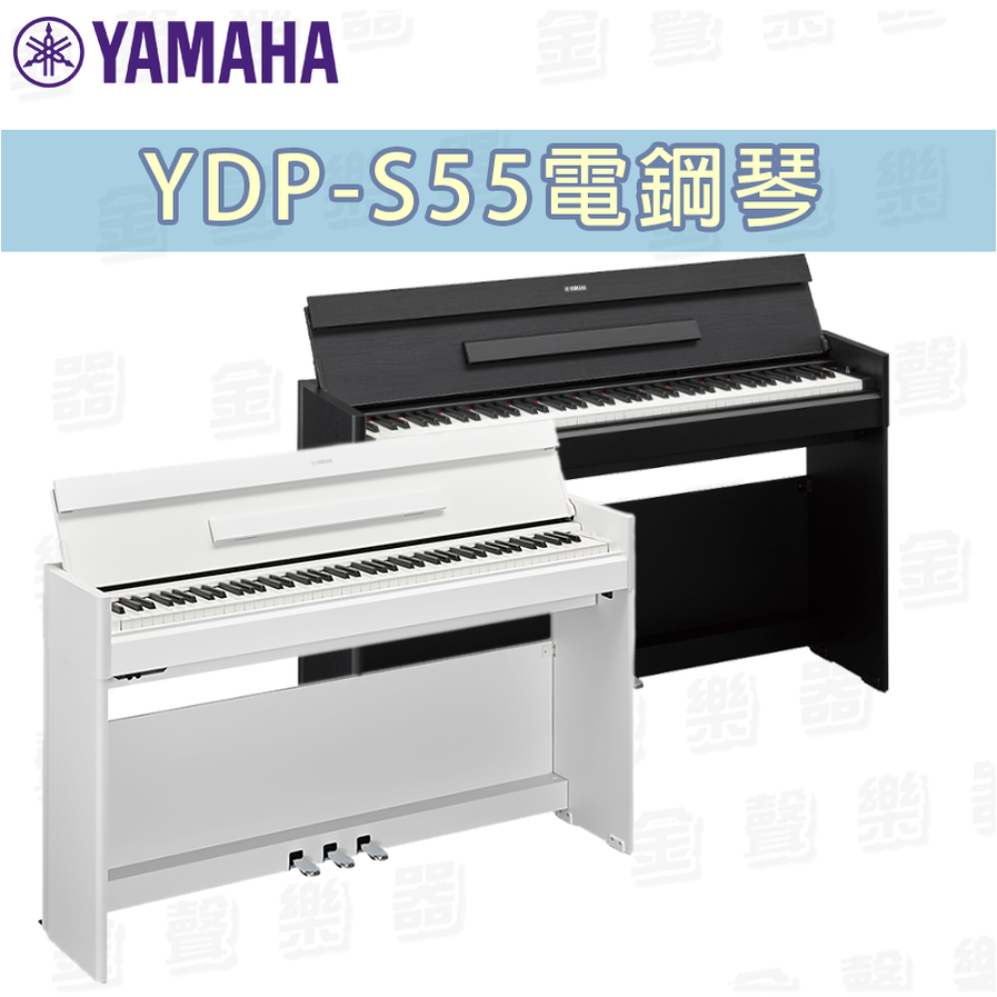 【金聲樂器】 預購Yamaha YDP-S55 電鋼琴 (白，黑兩色)