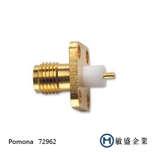 (敏盛企業) Pomona 72962 SMA 50 Ω 插孔 , 面板插座