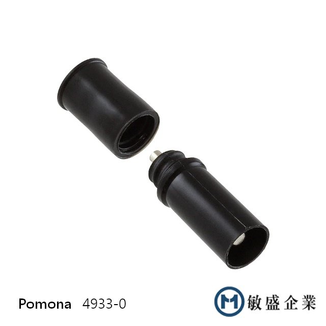 (敏盛企業) Pomona 4933-0 DIY 直插式護套香蕉插頭 香蕉插孔