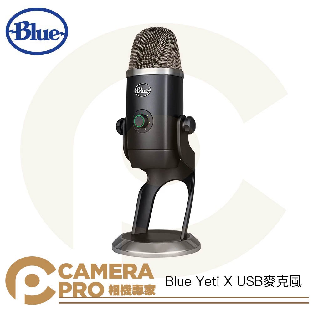 ◎相機專家◎ Blue Yeti X USB麥克風 心型 雙指向 全向 立體聲 監聽 錄音 直播 MAC PC 公司貨
