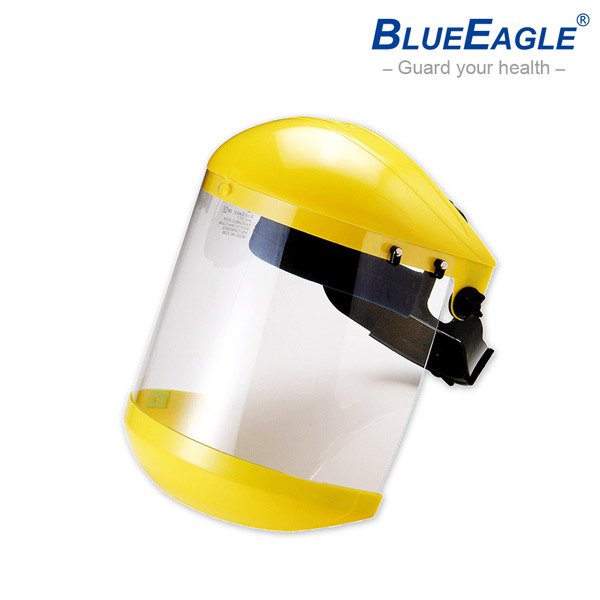 【醫碩科技】藍鷹牌 B-1黃色頭盔+FC-73安全面罩+C-3下巴蓋 1組 B-1*FC-73*C-3