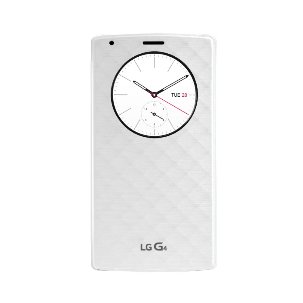 LG G4 H815 原廠圓形視窗感應式皮套-白色(公司貨) CFV-100