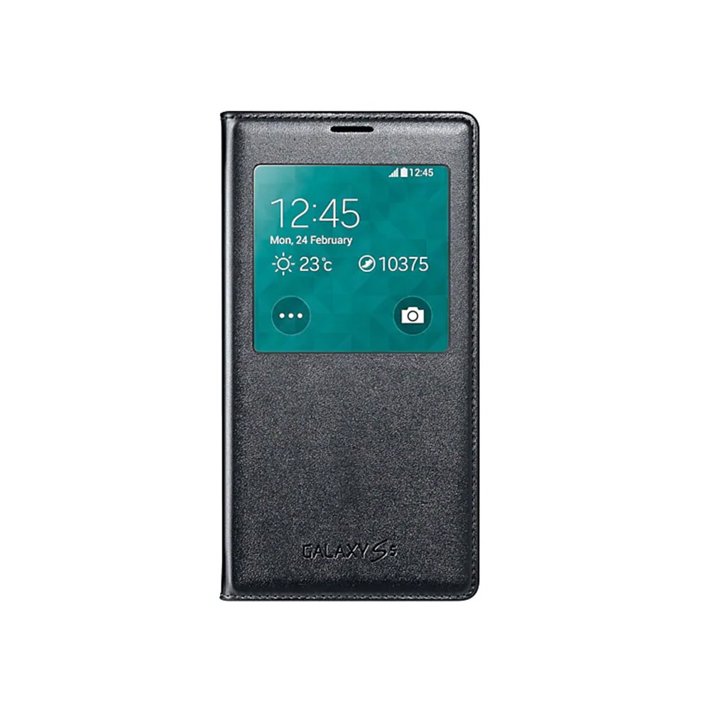 SAMSUNG 三星 S5 S-View 原廠 皮套 保護套-黑色