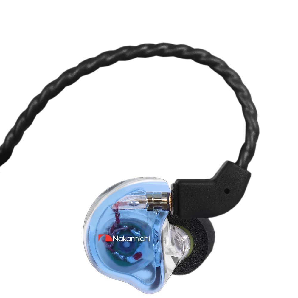 Nakamichi Elite PRO200 雙單元高解析HI-RES可換線專業監聽耳機-藍色