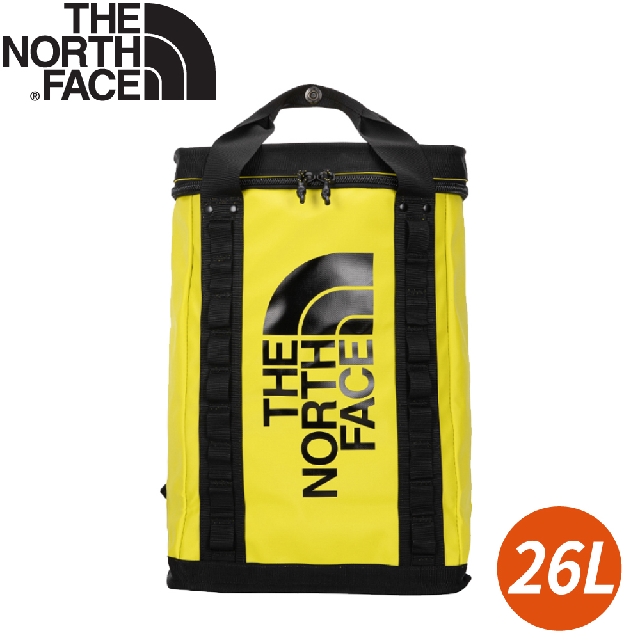【The North Face 26L EXPLORE FUSEBOX 後背包《亮黃》】3KYF/雙肩背包/電腦包/休閒背包