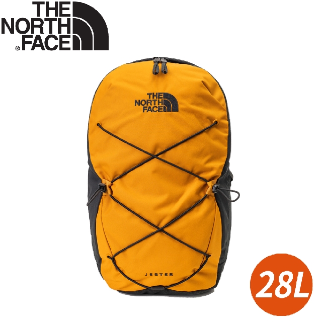 【The North Face 28L JESTER 電腦背包《土黃》】3VXF/休閒背包/後背包/學生書包/雙肩包/筆電包