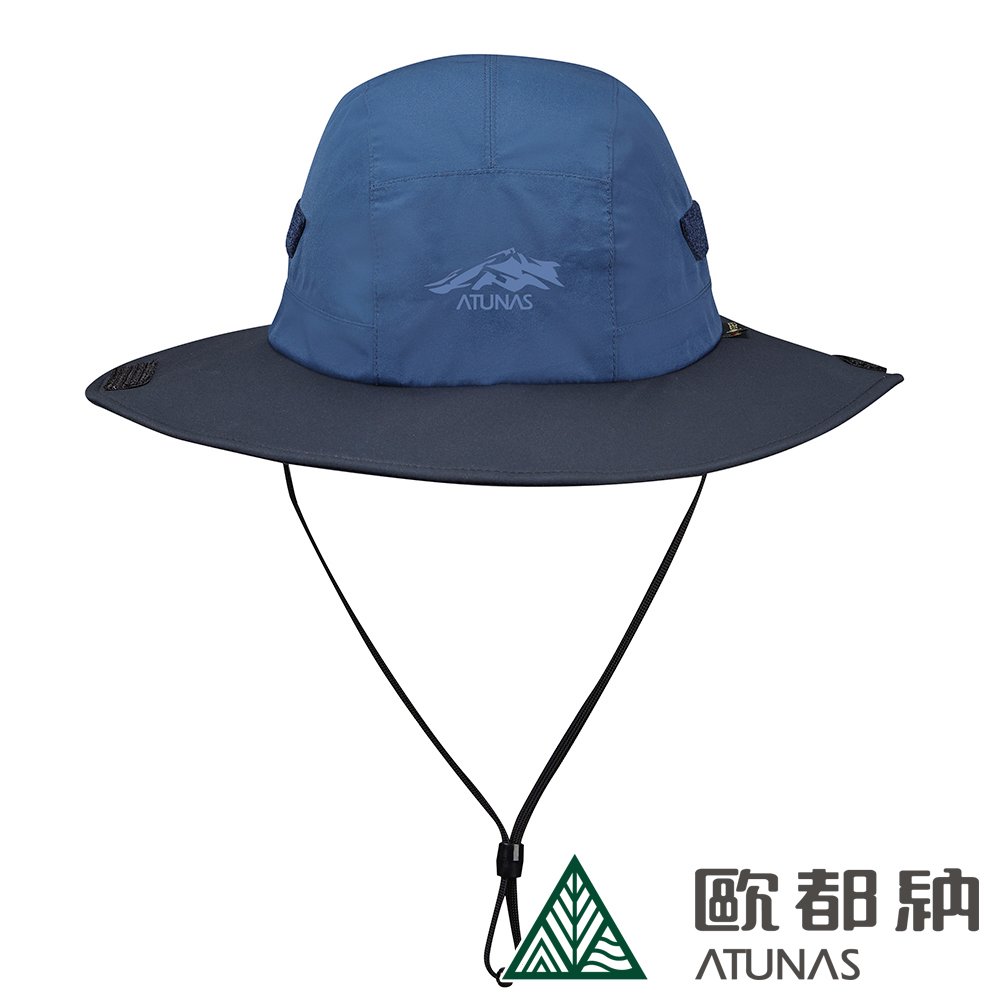 (登山屋)GORE-TEX防水遮陽大盤帽(A1AHDD01N藍黑/防曬/登山帽)