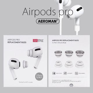 AHAStyle AirPods Pro 雙層 隔音加強 耳塞 入耳式 耳套 耳機 記憶 耳掛 防塵貼(378元)
