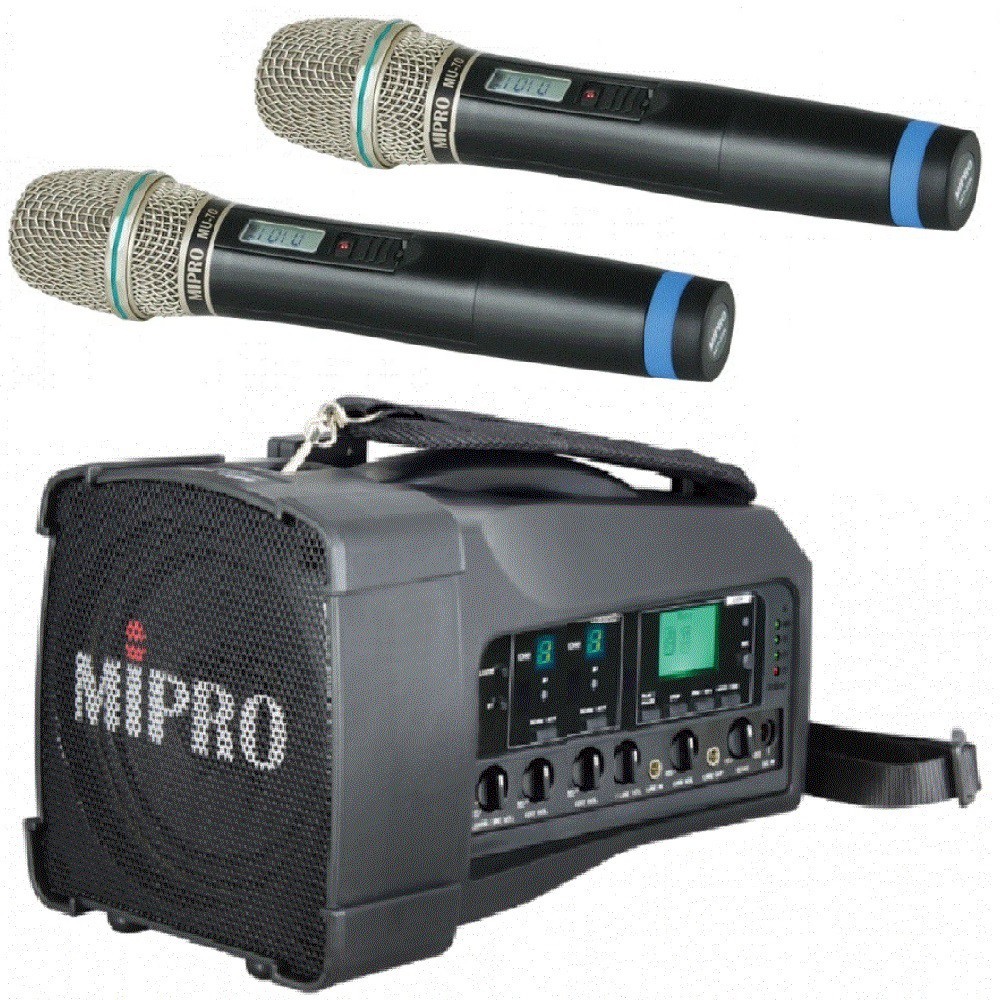MIPRO最新二代擴音器MA-100D UHF藍芽版,代替MA-100DB另有MA303DB,MA-100