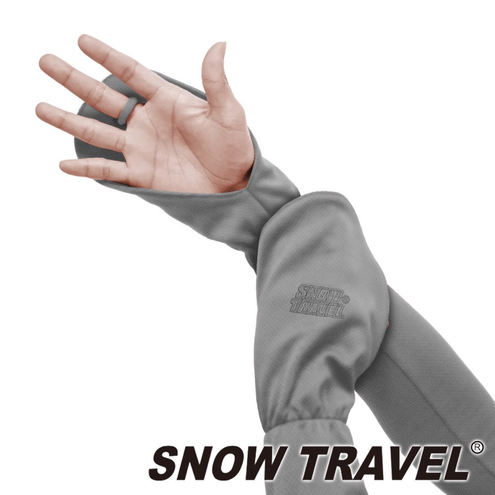 【SNOW TRAVEL 雪之旅】吸濕排汗抗UV袖套『灰色』AH-6 戶外.登山.露營.騎車.休閒.戶外.登山.涼感.舒適