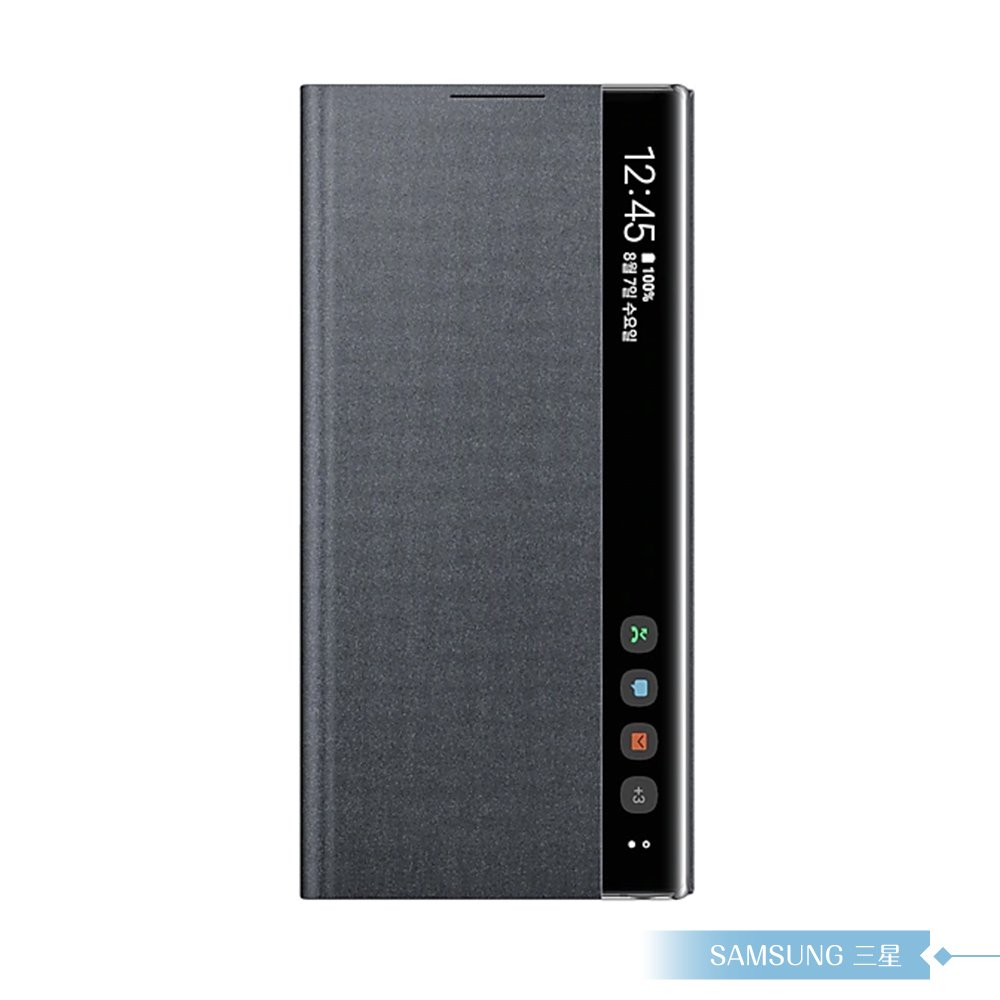 Samsung三星 原廠Galaxy Note10 N970專用 全透視感應皮套【公司貨】- 黑色