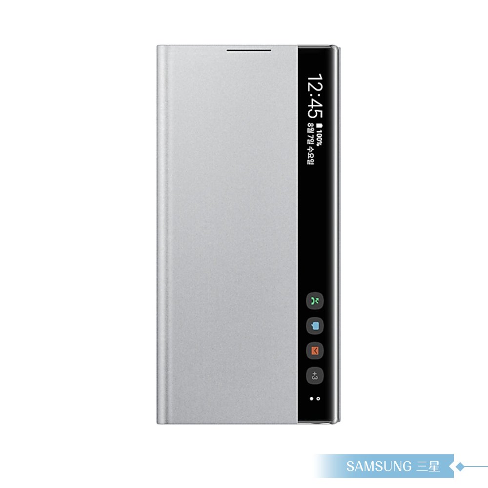 Samsung三星 原廠Galaxy Note10 N970專用 全透視感應皮套【公司貨】- 銀色