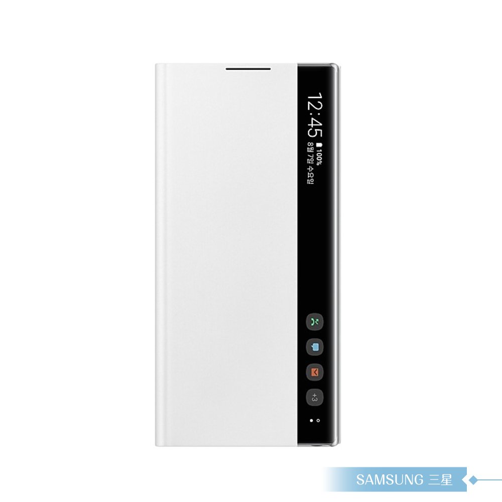 Samsung三星 原廠Galaxy Note10 N970專用 全透視感應皮套【公司貨】- 白色