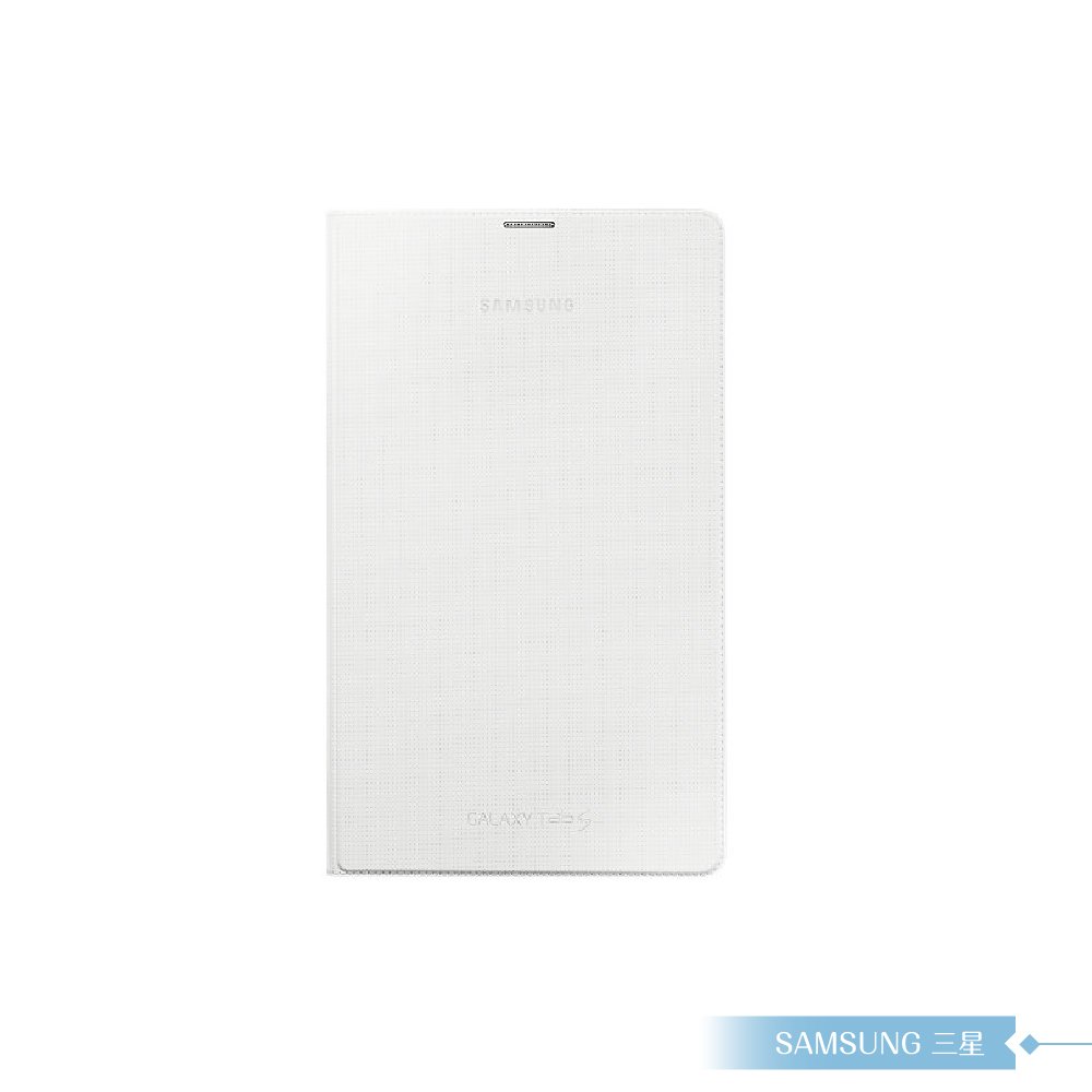 Samsung三星 原廠Galaxy Tab S 8.4吋專用 簡易書本式皮套 翻蓋保護套 摺疊側翻平板套 - 白色