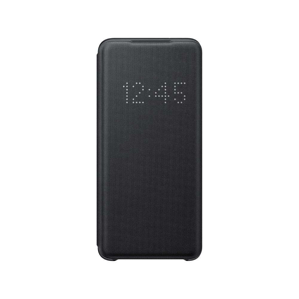 SAMSUNG Galaxy S20 原廠 LED 皮革翻頁式皮套-黑色(台灣公司貨)