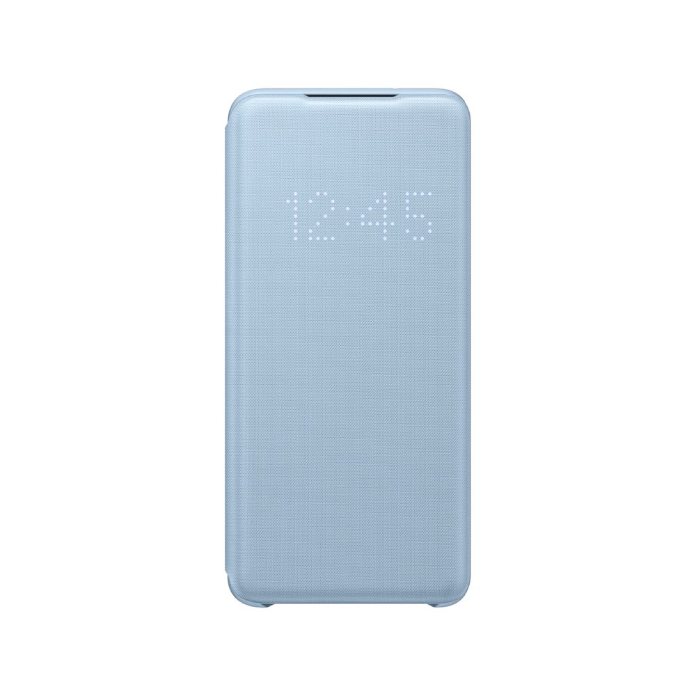 SAMSUNG Galaxy S20 原廠 LED 皮革翻頁式皮套-藍色(台灣公司貨)