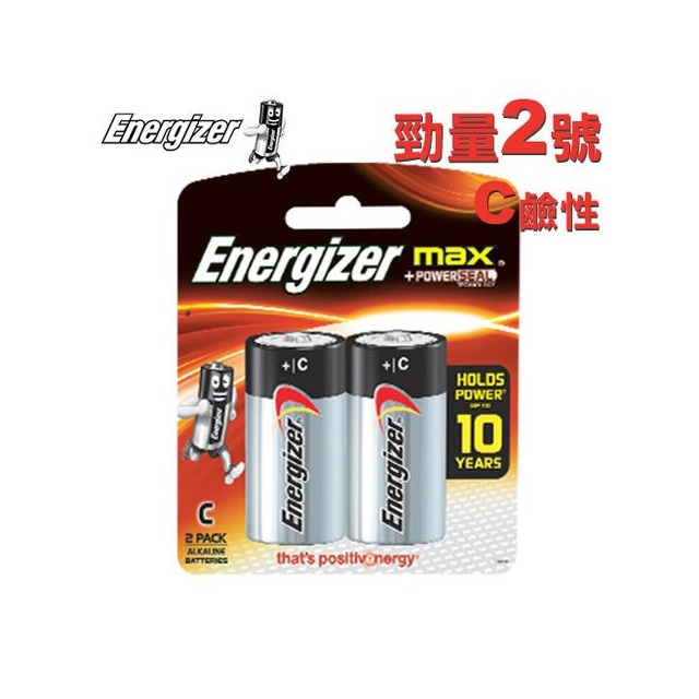 Energizer 勁量 2號 C 鹼性電池 12顆入 /盒
