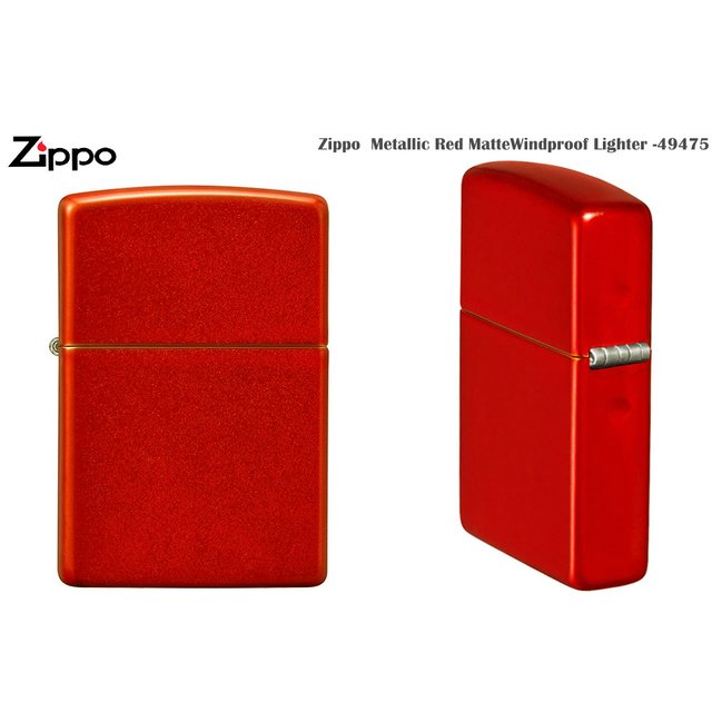zippo classic metallic red 金屬紅 打火機 zippo 49475