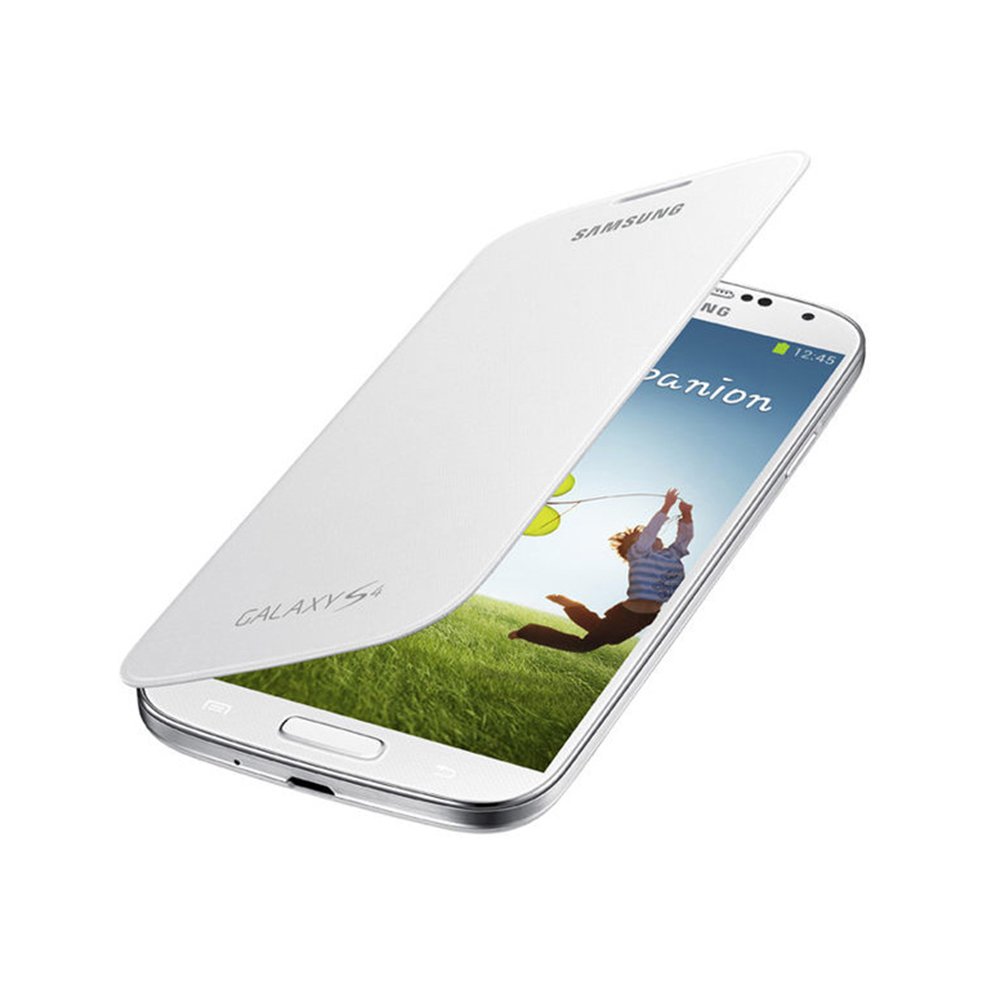 Samsung GALAXY S4 I9500原廠側翻式皮套-白色