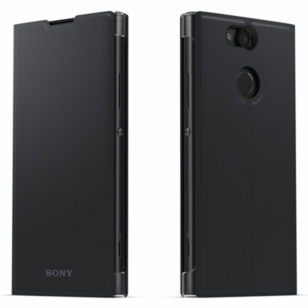 SONY Xperia XA2 原廠可立式時尚保護殼-黑色(台灣公司貨) SCSH10