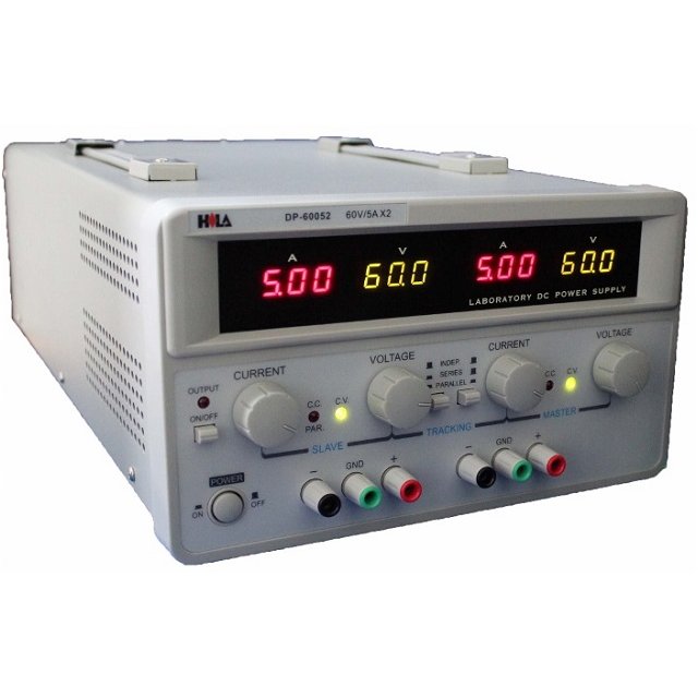產品名稱 : 雙電源數字直流電源供應器60V/5A 型號 : DP-60052