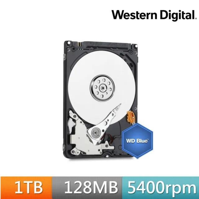 【威騰】WD 藍標 7mm 1TB 2.5吋 (WD10SPZX) 內接硬碟 裝機硬碟