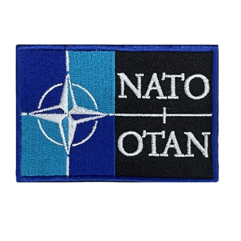 NATO 北大西洋公約 立體繡貼 裝飾貼 繡片貼 北約 燙布貼紙