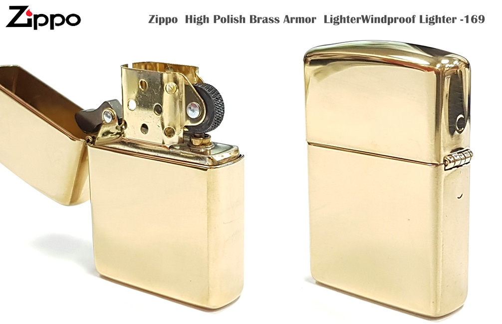 Zippo Armor Plain High Polish Brass -盔甲系列-黃銅鏡面匏光打火機