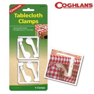 Coghlans 桌巾夾 C-9211【野外營】4入 桌布固定 桌布夾