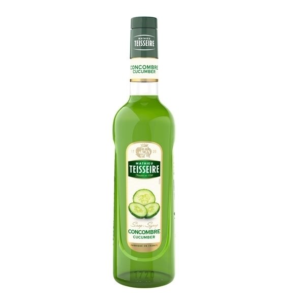 法國🇫🇷TEISSEIRE果露糖漿-小黃瓜Cucumber(700ml單瓶)【億明食品】