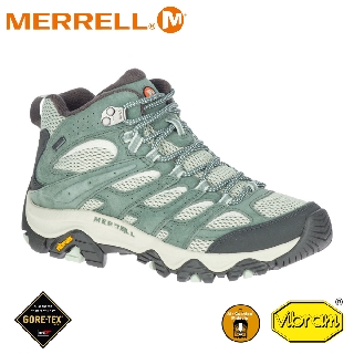 【MERRELL 美國 女 MOAB 3 MID GORE-TEX中筒登山鞋《薄荷綠》】ML036304/健行鞋