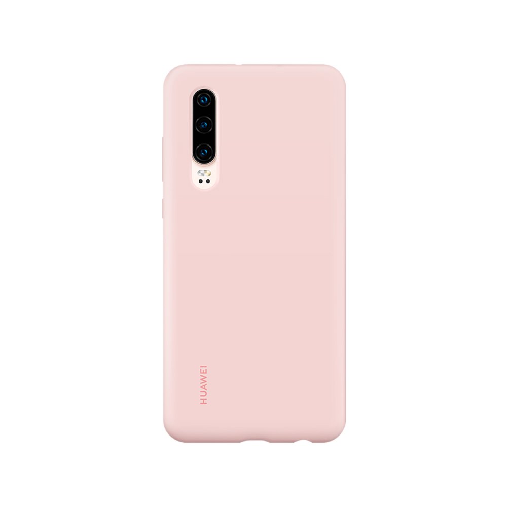 HUAWEI 華為 P30 原廠矽膠保護殼-粉色(盒裝)