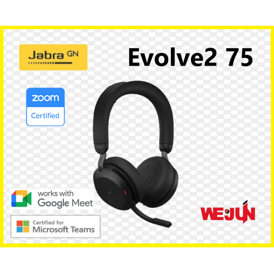 Jabra Evolve2 75_MS 商務藍牙無線耳機麥克風