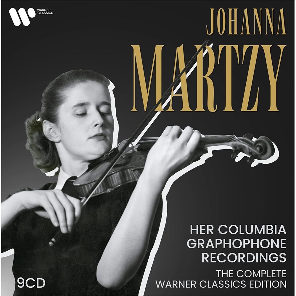 (華納)小提琴家瑪爾茨哥倫比亞留聲機時期錄音─華納全集 9CD /Johanna Martzy 瑪爾茨〈小提琴〉