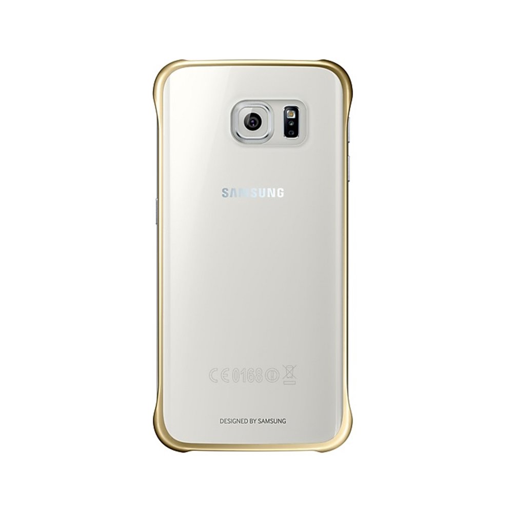 Samsung Galaxy S6 edge 原廠輕薄防護背蓋-金色(贈S6 Edge全幅保護貼)