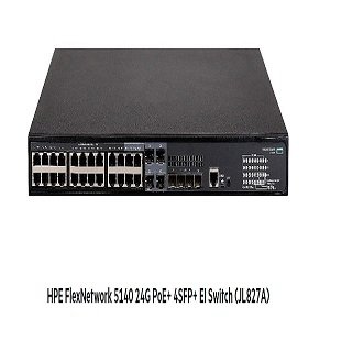 HPE FlexNetwork 5140 24G PoE+ 4SFP+ EI 交換器 (JL827A)370W POE 文換器