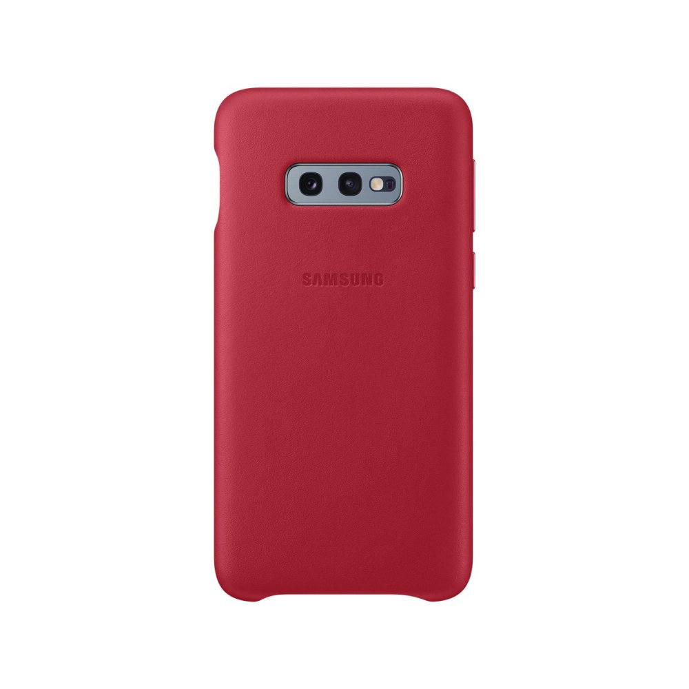 SAMSUNG Galaxy S10e 原廠皮革背蓋-紅色(台灣公司貨)