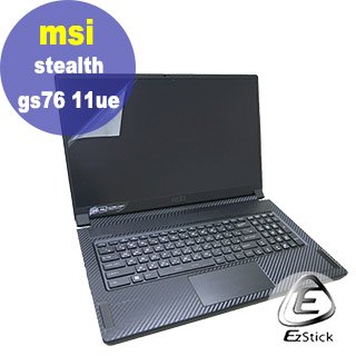 【Ezstick】MSI GS76 11UE 11UH 靜電式筆電LCD液晶螢幕貼 (可選鏡面或霧面)