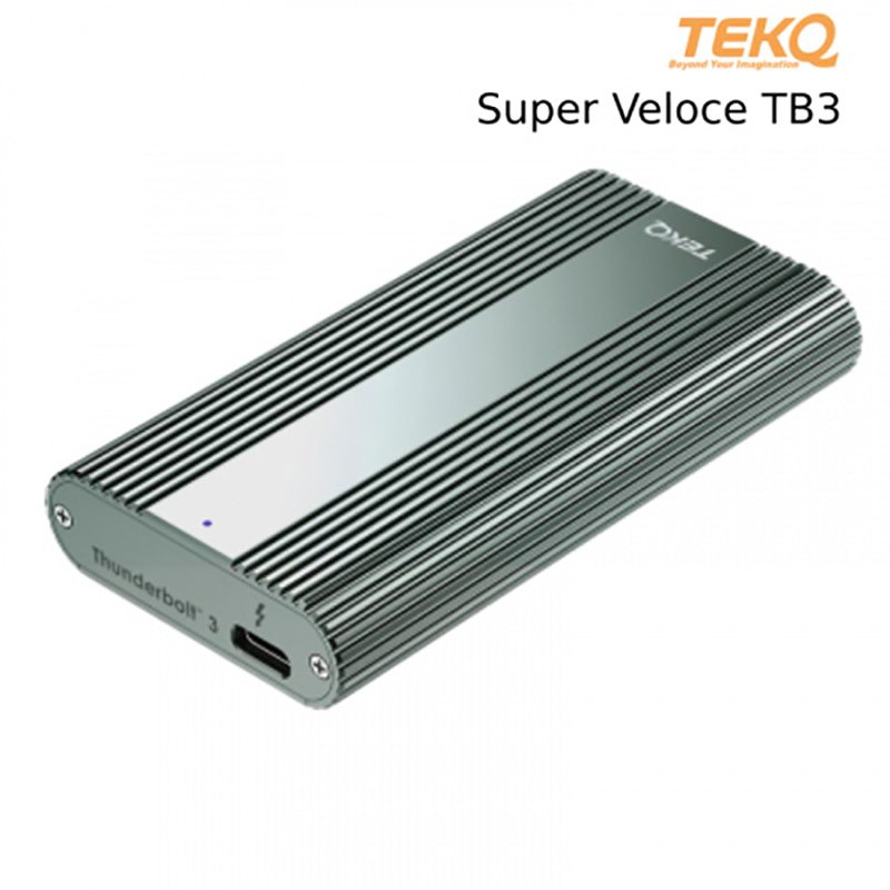 TEKQ TB3 SuperVeloce Thunderbolt 3 M.2 SSD 外接盒 夜幕綠 (不含SSD)