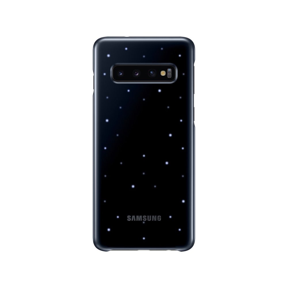 SAMSUNG Galaxy S10 LED 原廠智能背蓋-黑色(台灣公司貨)
