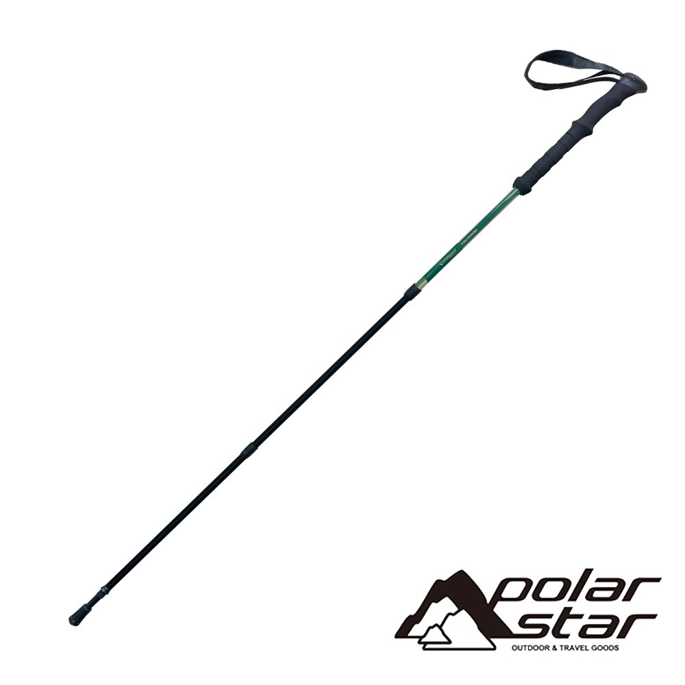 【PolarStar】超輕碳纖維登山杖『綠』P22719 戶外.登山.健行.健走.露營.手杖.爬山.拐杖