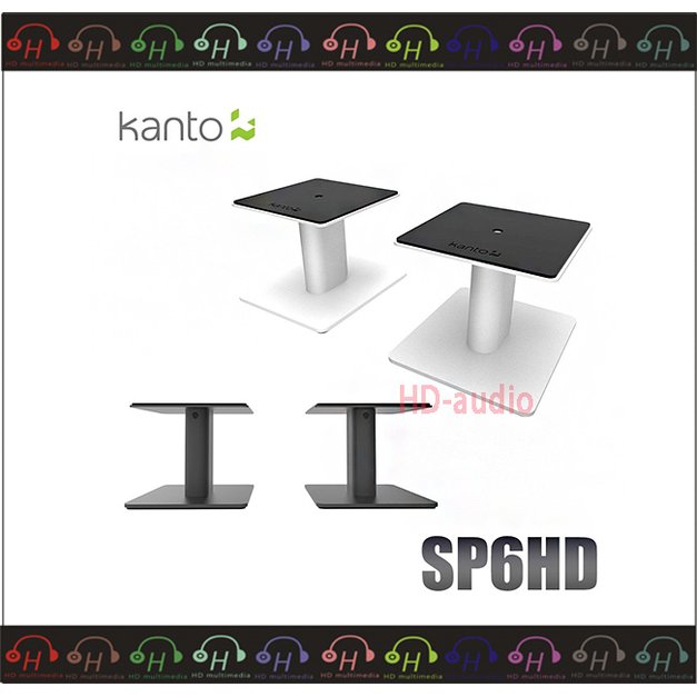 弘達影音多媒體 Kanto SP6HD 喇叭架 通用支架 桌上型支架/YU4/YU6/TUK喇叭/可適用4-7吋 黑色