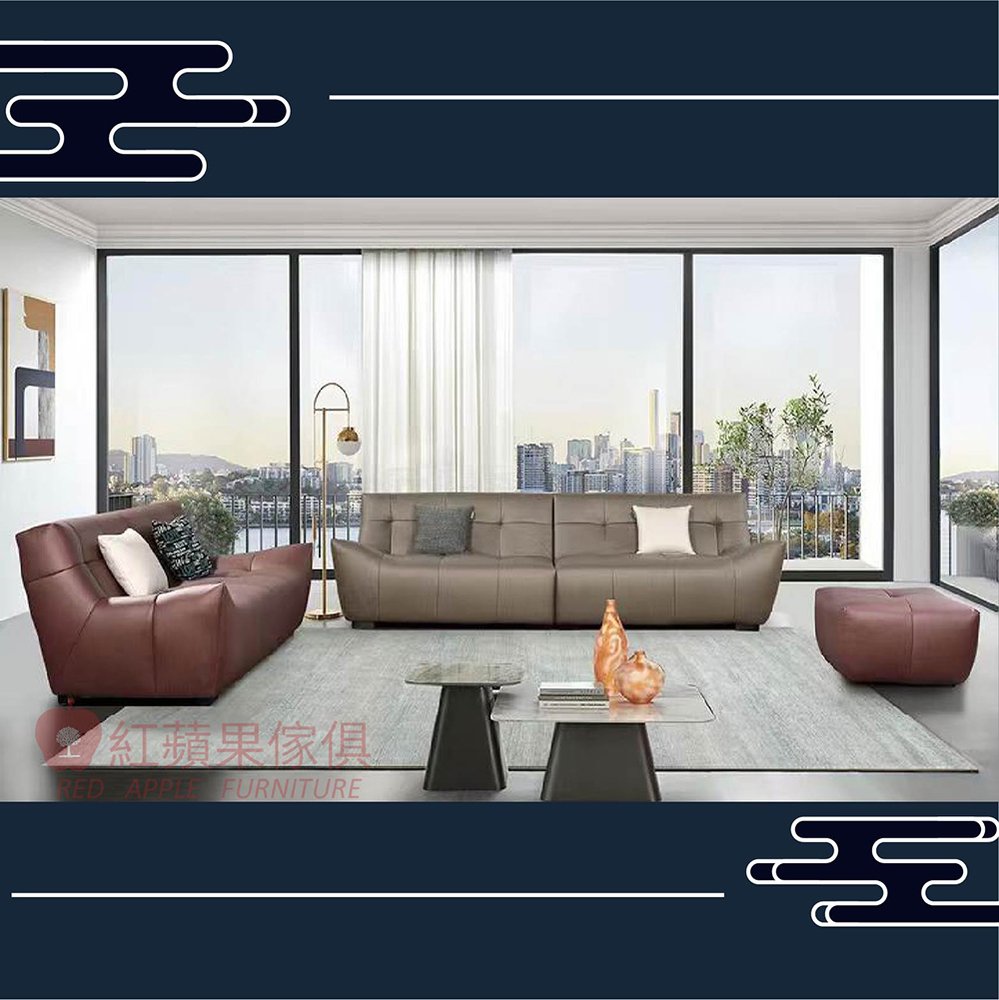 [紅蘋果傢俱] 義式系列 YJ-2215布沙發 科技布沙發 實木內框架 義式沙發 極簡 L型沙發 轉角沙發