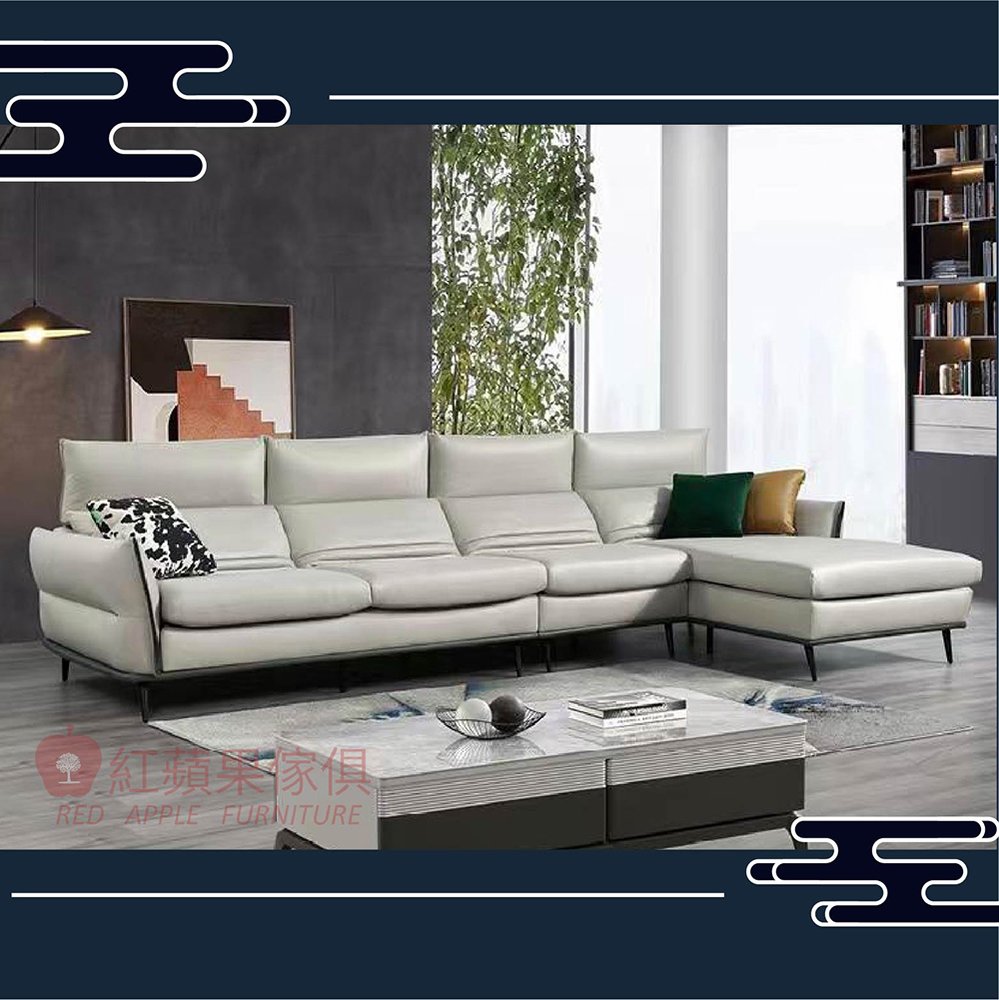 [紅蘋果傢俱] 義式系列 YJ-2209布沙發 科技布沙發 實木內框架 義式沙發 極簡 L型沙發 轉角沙發