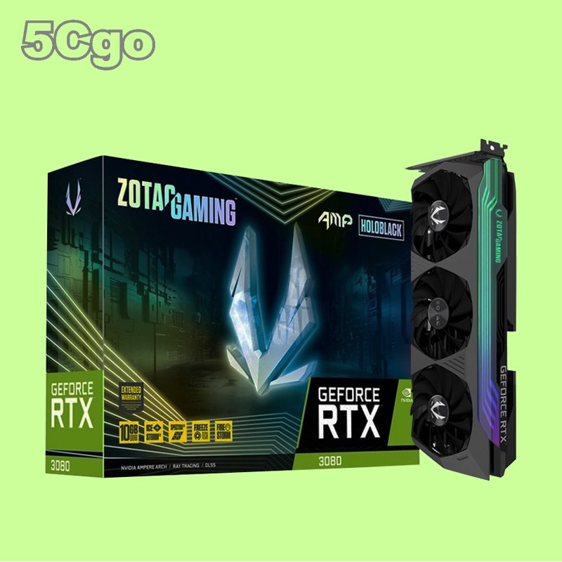 5Cgo【權宇】ZOTAC索泰GAMING GeForce RTX3080 AMP Holo LHR 3年保含稅