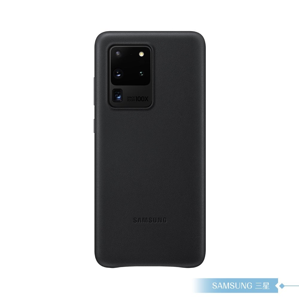 Samsung三星 原廠Galaxy S20 Ultra G988 皮革背蓋(小牛皮)【公司貨】_黑色